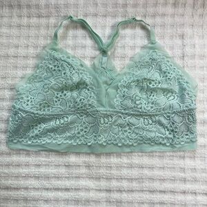 Aerie Mint Lace Bralette